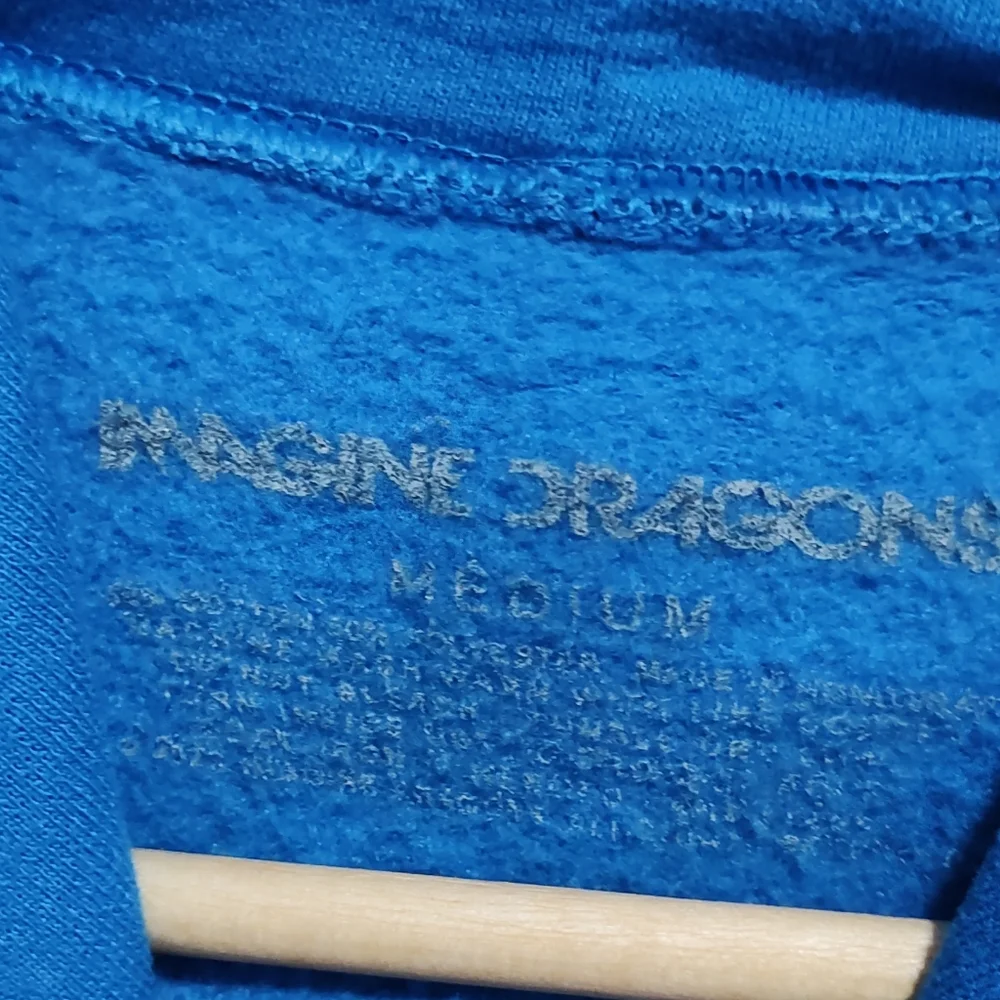 Imagine Dragons Mercury World Tour Blue Concert Hoodie, Size medium, Unisex - Picture 5 of 7